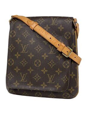 Louis Vuitton Musette Salsa Short Shoulder Bag Monogram Brown